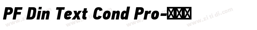 PF Din Text Cond Pro字体转换 PF Din Text Cond Pro字体转换